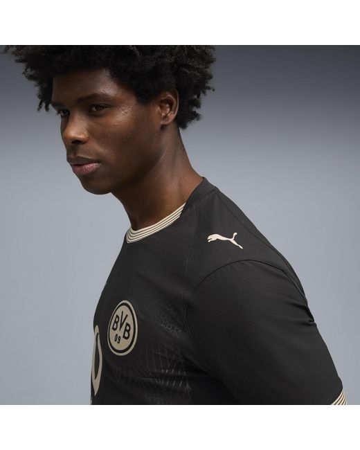 PUMA Black Borussia Dortmund Authentic Special Edition Jersey for men