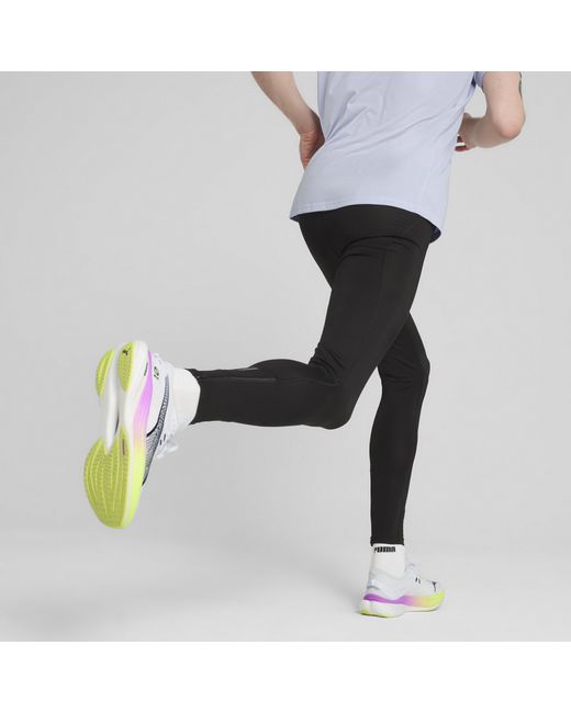 PUMA Black Velocity Long Running Tights for men