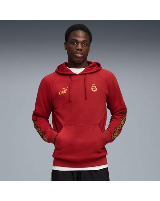 PUMA Red Galatasaray Sk King Hoodie for men