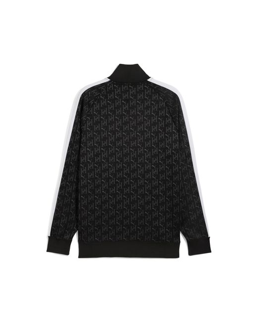 PUMA T7 Allover-Print Trainingsjacke Herren, Kleidung in Black für Herren