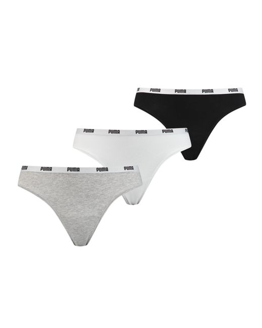 PUMA White Seamless String Trunks 2 Pack