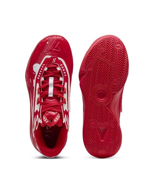 PUMA Red Scoot Zeros Ii Basketballschuhe Schuhe, /Weiß