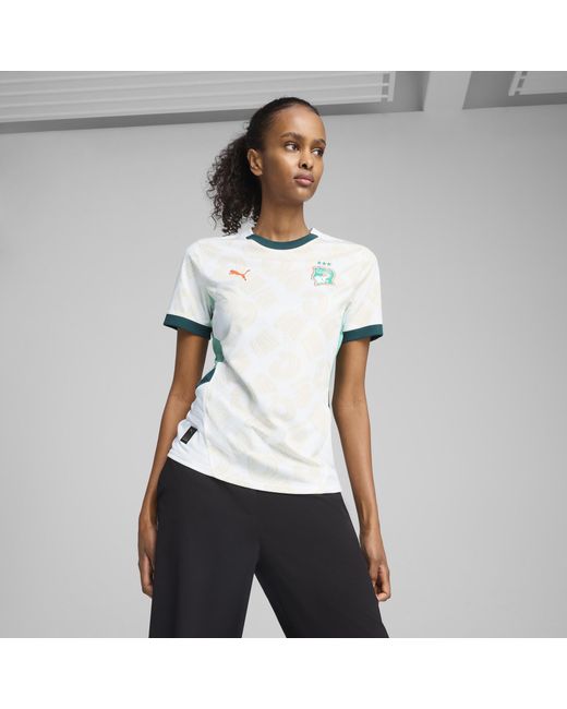 PUMA White Elfenbeinküste 2025 Auswärtstrikot Damen