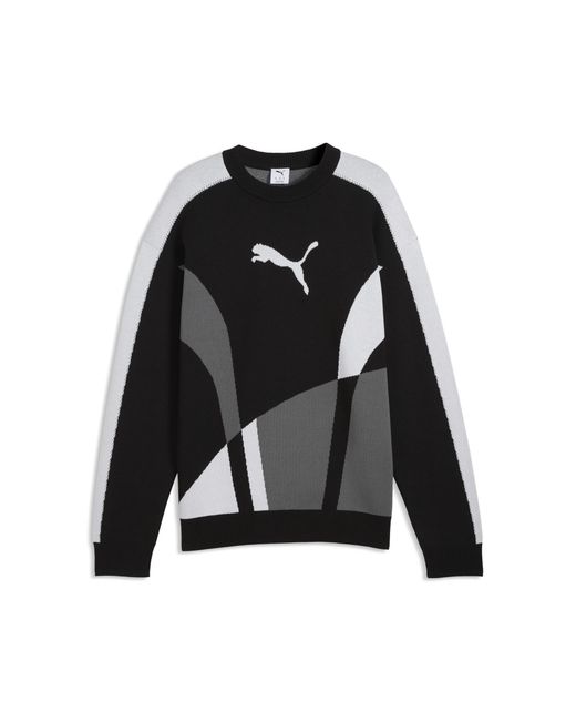 Pull En Maille Décontractée T7 E PUMA en coloris Black