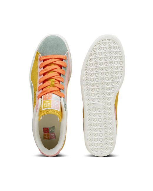 PUMA Yellow Suede Icons Of Unity Sneakers for men