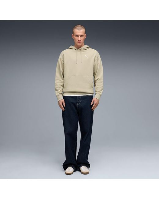 PUMA Gray Wardrobe Essentials Relaxed Hoodie for men