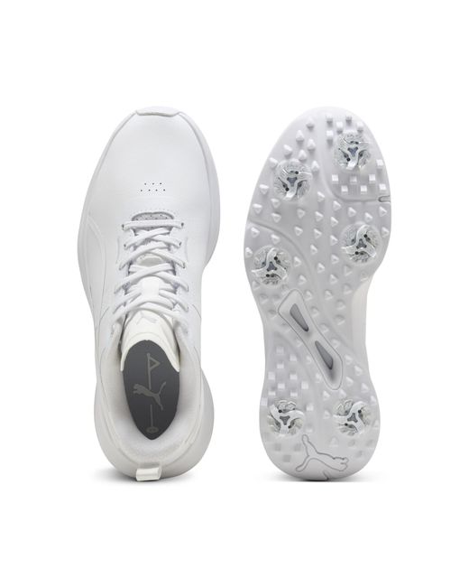 PUMA White Ignite Blaze 3 Golf Shoes