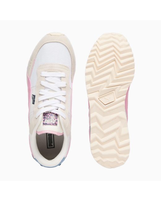 Chaussure Sneakers Road Rider Suede Thunder PUMA en coloris White