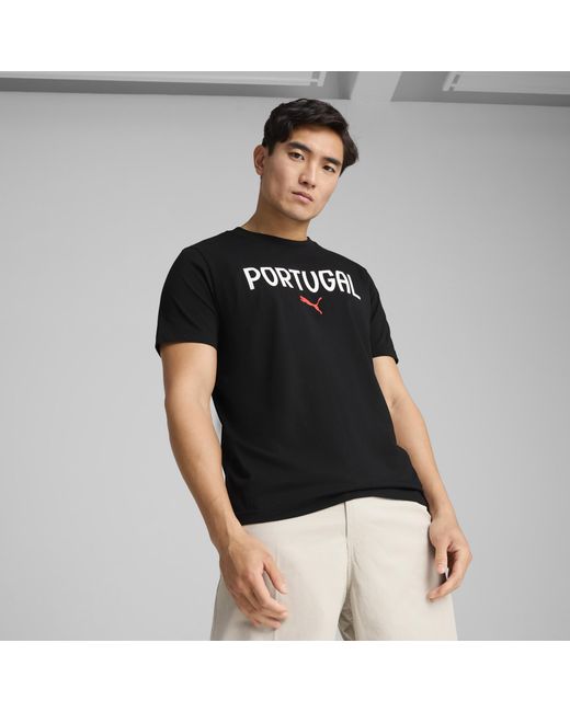 PUMA Black Portugal Ftblnrgy T-Shirt for men