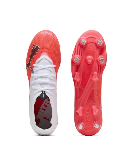 PUMA Red Ultra Nitro 7 Match Mxsg Football Boots