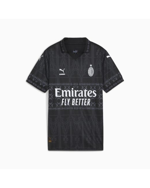 Camiseta de Fútbol AC Milan x Pleasures PUMA de color Gray