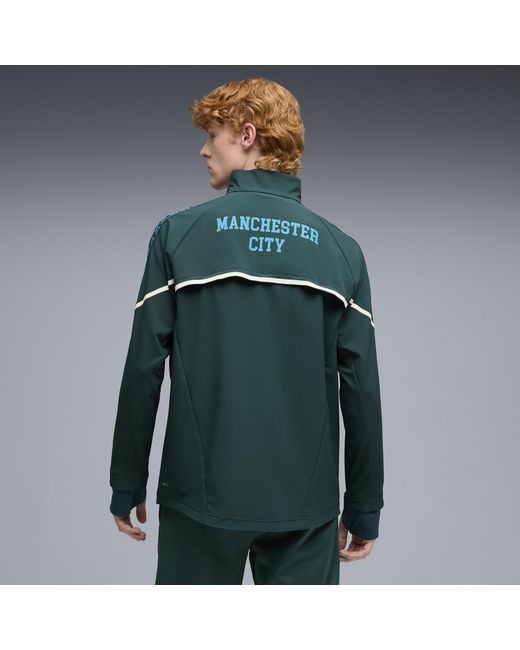 PUMA Manchester City King Ultimate Anthem Trainingsjacke Herren, Kleidung in Green für Herren