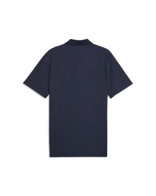 PUMA Blue Mattr Prima Bloom Golf Polo for men