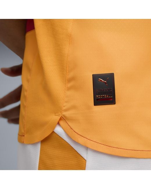 PUMA Galatasaray Sk 25/26 Authentic Thuisshirt Voor Rood/Oranje, Maat in het Orange voor heren