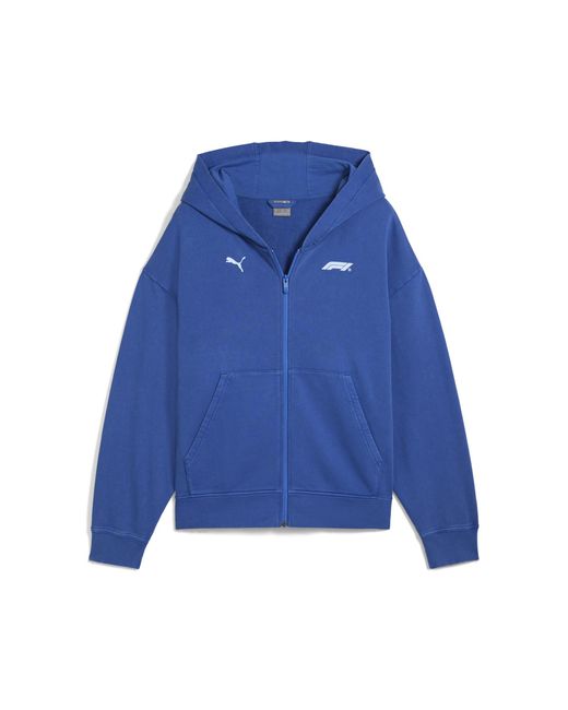 Sudadera Estampada F1 Con Capucha Y Cremallera Completa Para Hombre PUMA de hombre de color Blue