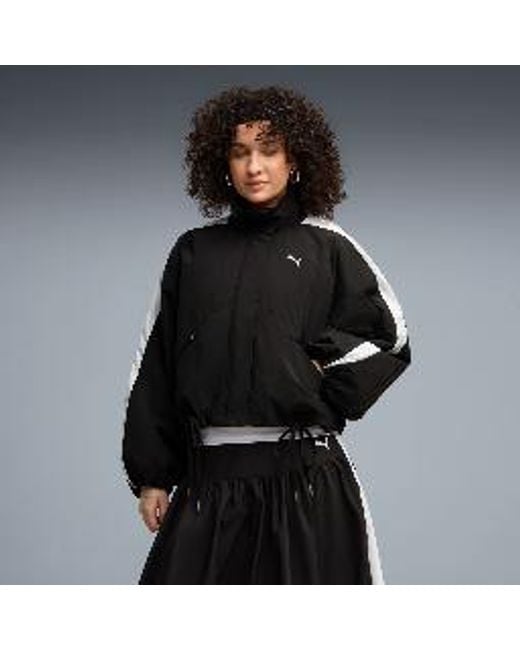 PUMA Black T7 Primaloft Padded Kimono Jacket
