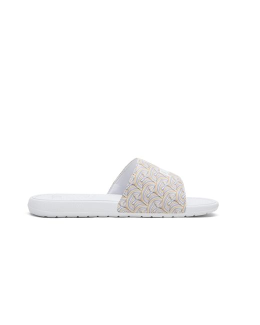 PUMA White Cool Cat 2.0 Pride Slides for men