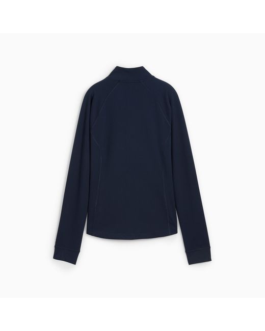 PUMA Cloudspun Tech Zip-Up Power Jack Voor in het Blue