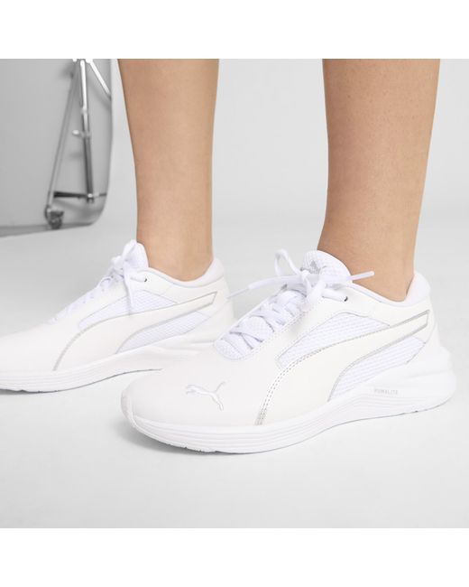 PUMA White Prowl Ella Lite Running Shoes