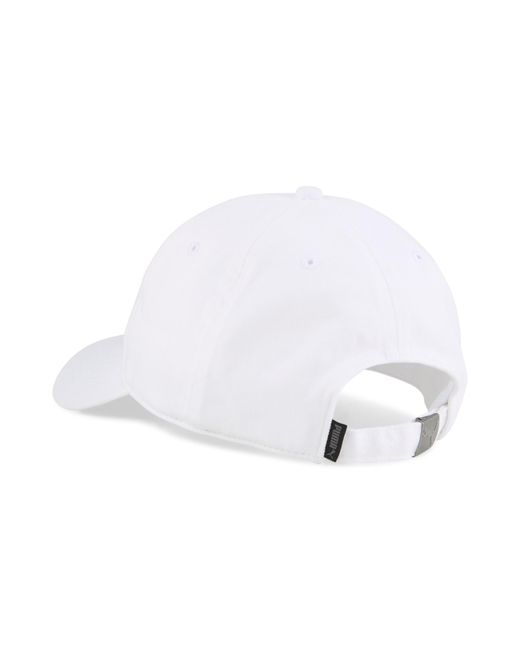 PUMA White Premium Essentials Classic Baseball-Cap