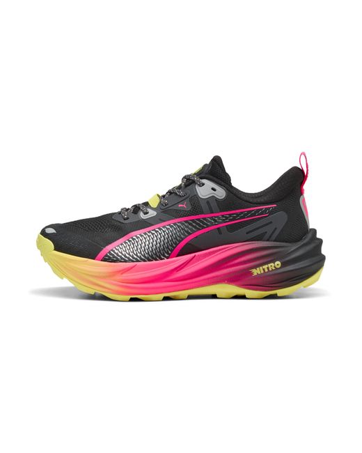 PUMA Gray Voyage Nitro Running Shoes
