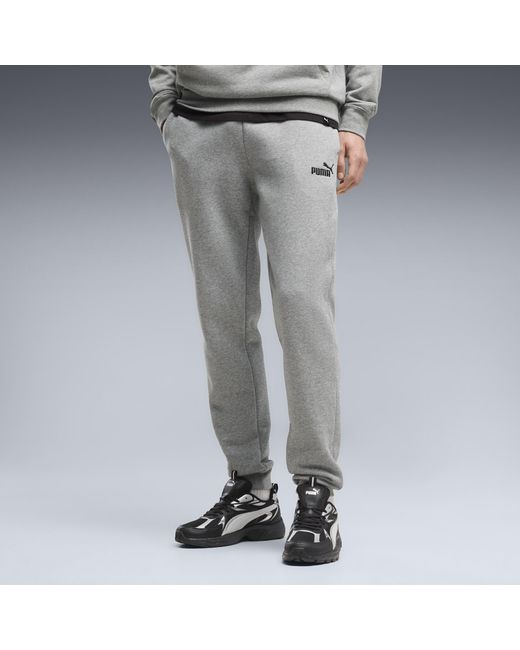 PUMA Gray Essentials Fleece Sweatpants for men