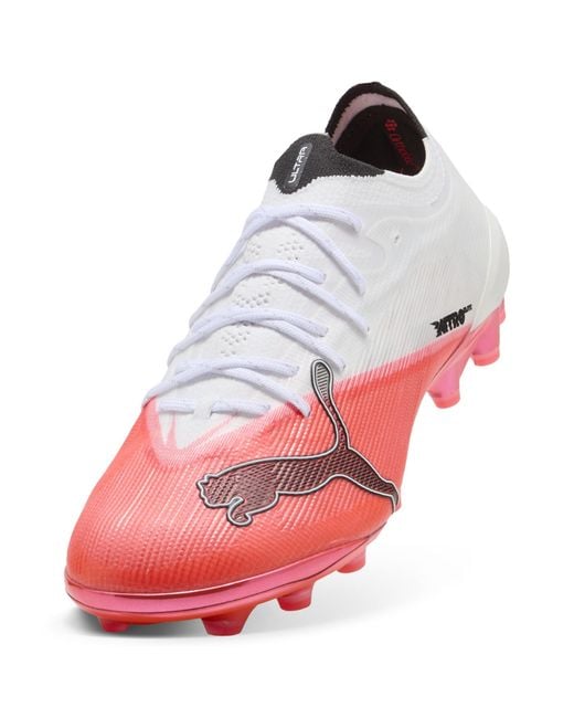 PUMA Pink Ultra Nitro 7 Ultimate Ag Football Boots for men