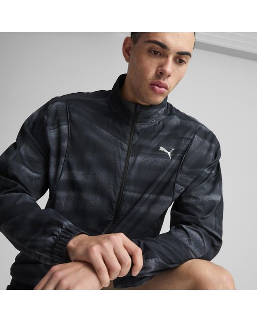 PUMA Run Velocity Graphic Jacke Herren in Gray für Herren