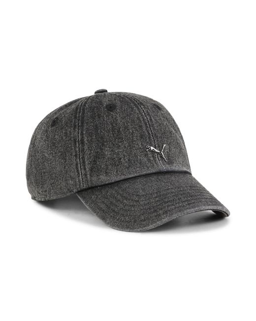 PUMA Gray Wardrobe Essentials Metal Dad Cap
