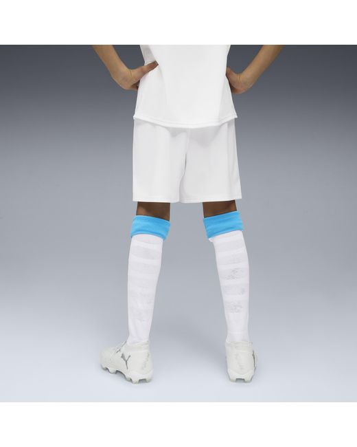 PUMA White Olympique De Marseille 25/26 Shorts Teenager, Kleidung, /Azure