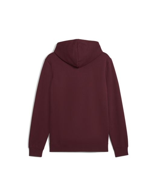 PUMA Red Elevated Essentials Hoodie for men