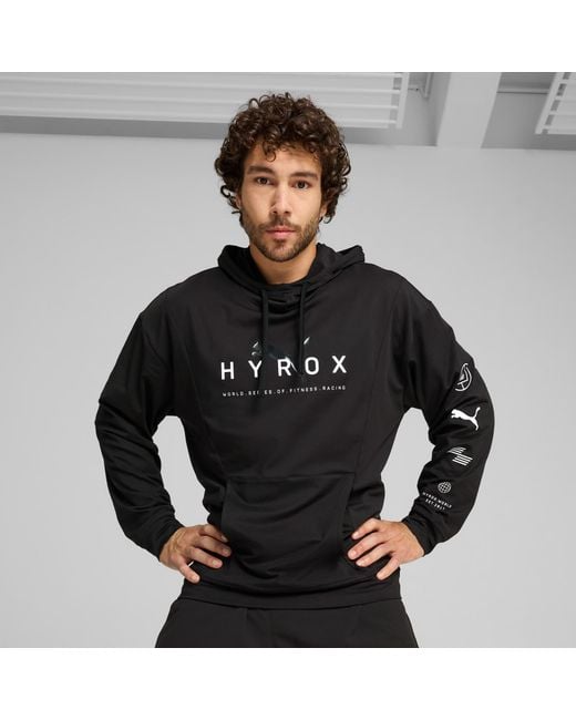 PUMA Black X Hyrox Studio Hoodie for men