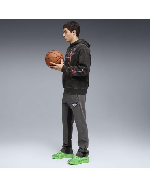 PUMA Green Mb.04 Lo Team Basketballschuhe Schuhe, Glare/Fizzy Light
