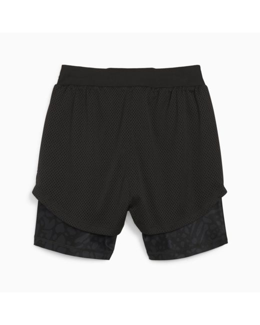 Shorts de Entrenamiento Fit de Malla 2 PUMA de color Black