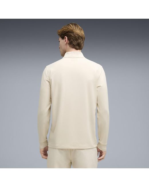 PUMA White X Arnold Palmer Cloudspun Quarter-Zip Golf Jacket for men
