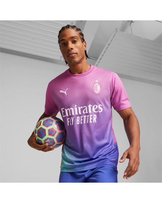 Maillot Third 23/24 Ac Milan PUMA pour homme en coloris Purple