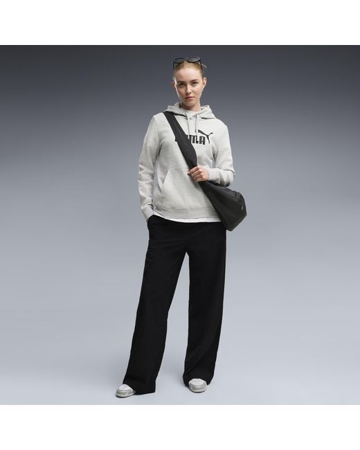 PUMA Gray Essentials No. 1 Logo Hoodie