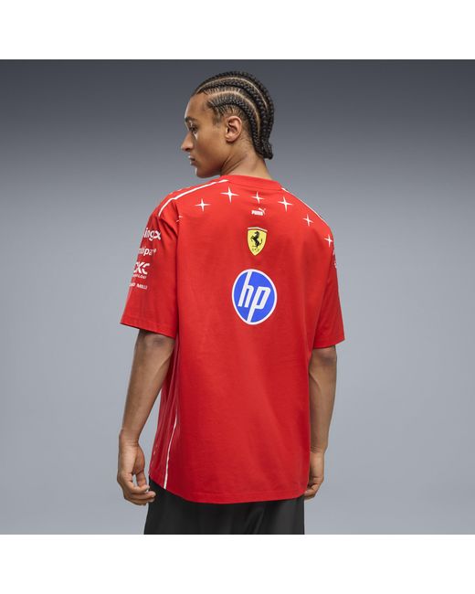 PUMA Red Scuderia Ferrari Hp Replica Special Monza T-Shirt for men