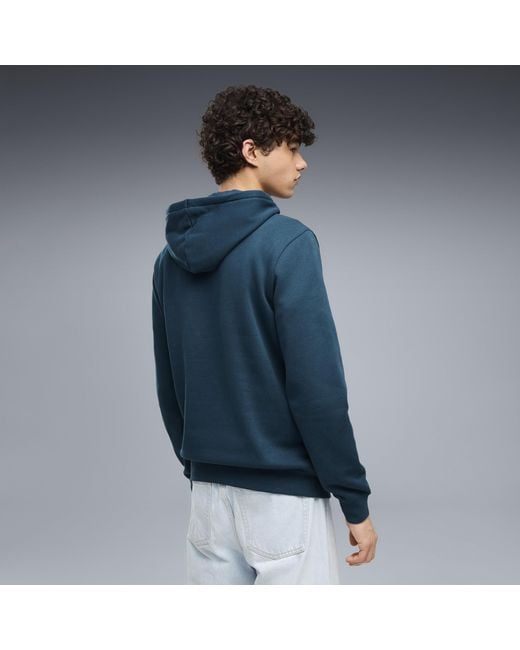 PUMA Blue Essentials No. 1 Logo Hoodie for men