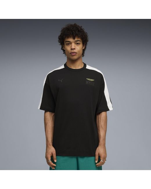 PUMA Black X Aston Martin Aramco F1 Team T7 T-Shirt for men