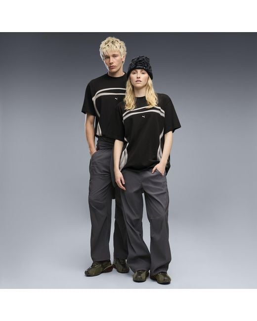 PUMA Black Clrt Graphic T-Shirt for men