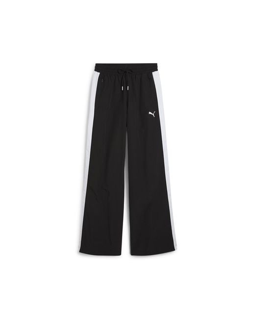 PUMA Black T7 Oversized Track Pants
