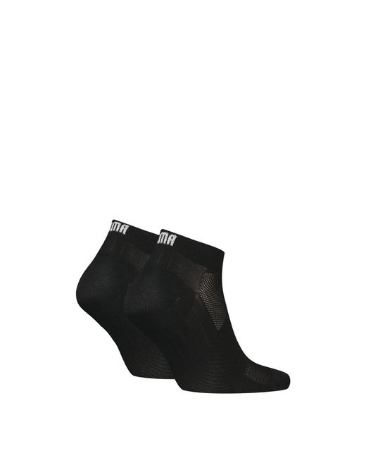 PUMA Black Sneaker Socks 2 Pack