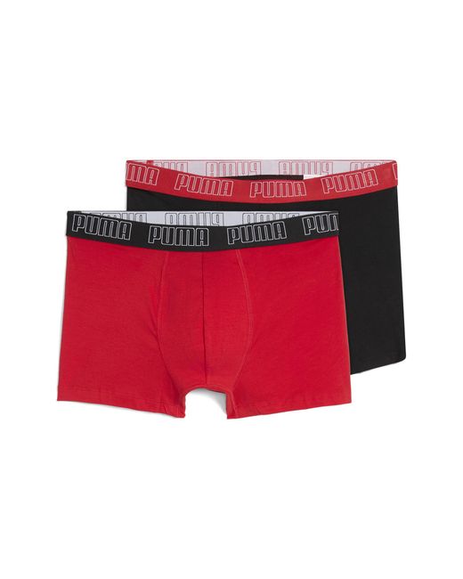PUMA Trunks 2er-Pack in Red für Herren