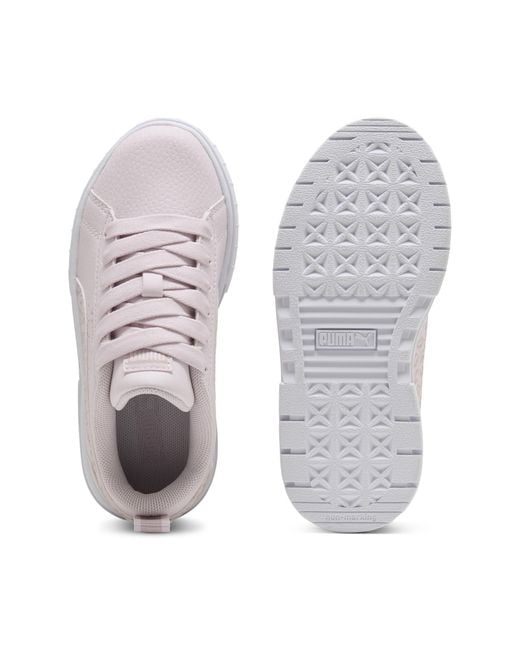 PUMA White Mayze Wild Sneakers Kids