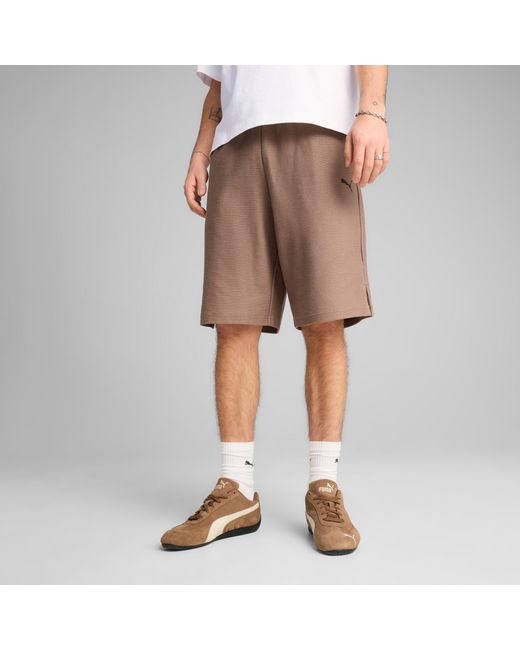 PUMA Gray Premium Essentials 11" Relaxed Shorts