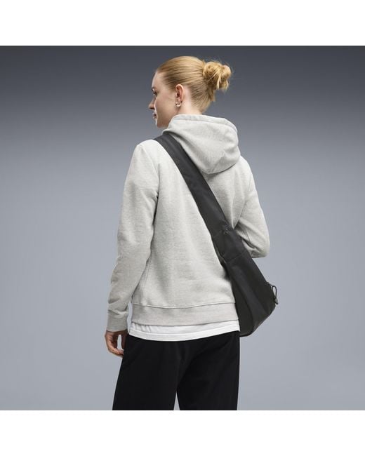 PUMA Gray Essentials No. 1 Logo Hoodie