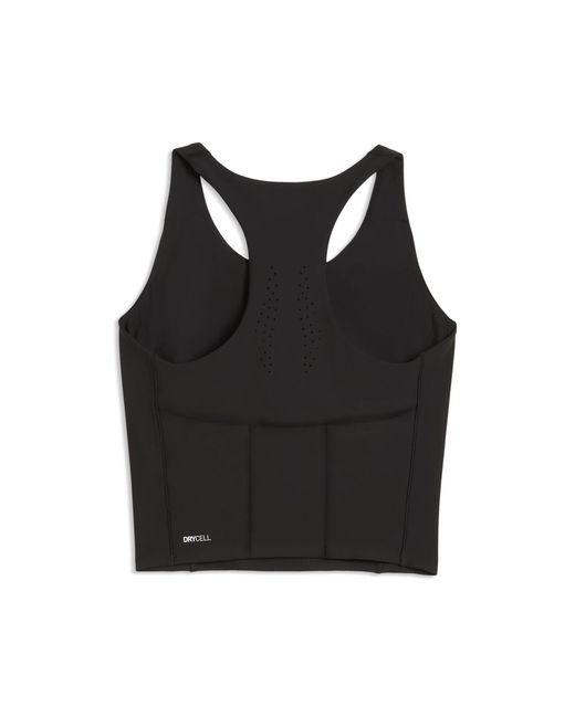 PUMA Black Lightspeed Running Crop Top