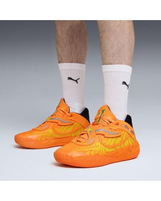 PUMA Orange X Fast & Furious Mb.05 La Basketball Shoes