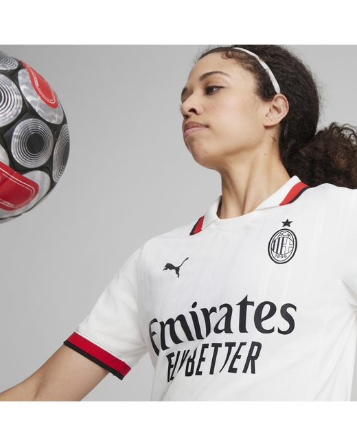 PUMA White AC Milan 24/25 Auswärtstrikot